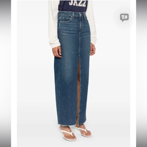 PAIGE Angela denim maxi skirt - Picture 16 of 16